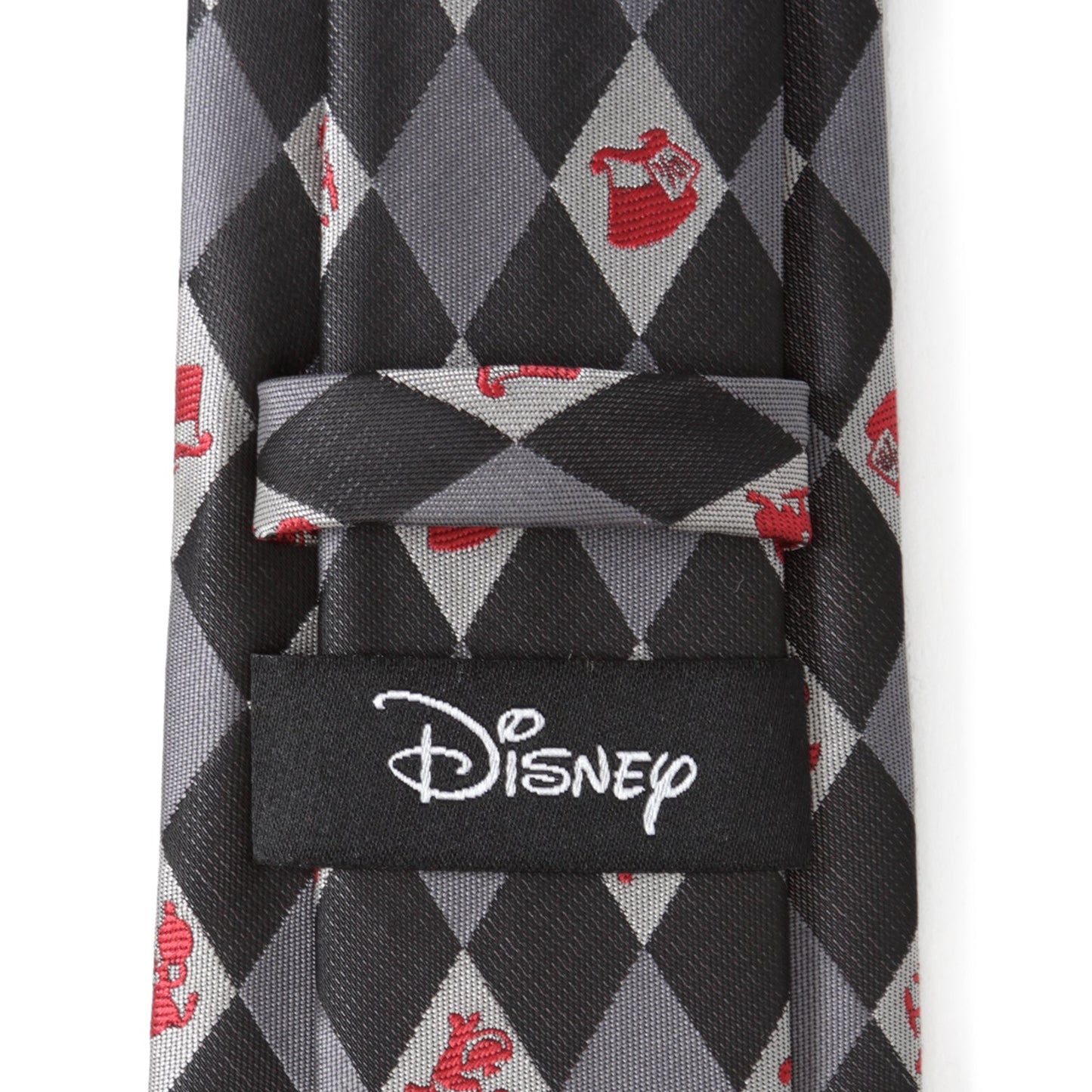 Disney Alice in Wonderland Gray Men's Tie