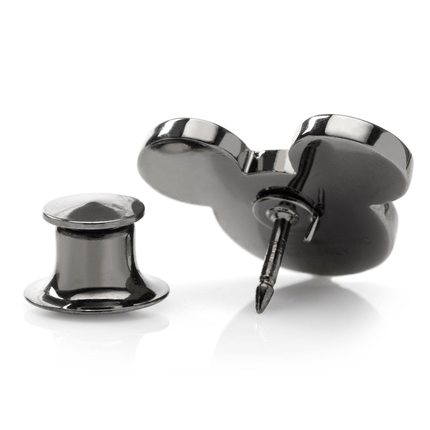 Disney Mickey Mouse Black Pave Crystal Lapel Pin