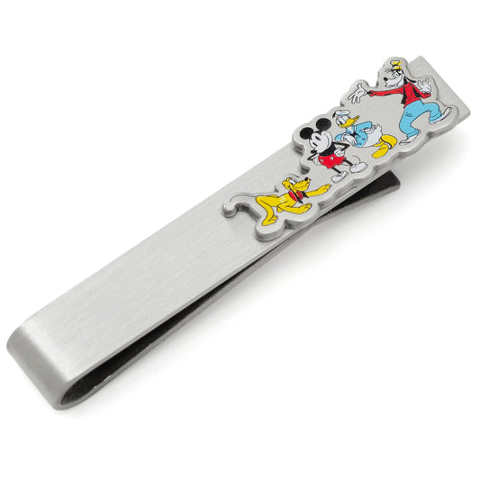 Tie clip with cartoon character design on a white background Mickey and Friends 