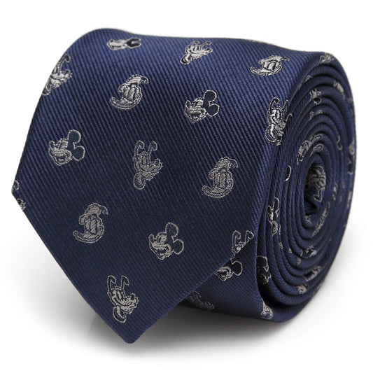 Disney Mickey and Friends Blue Men's Tie