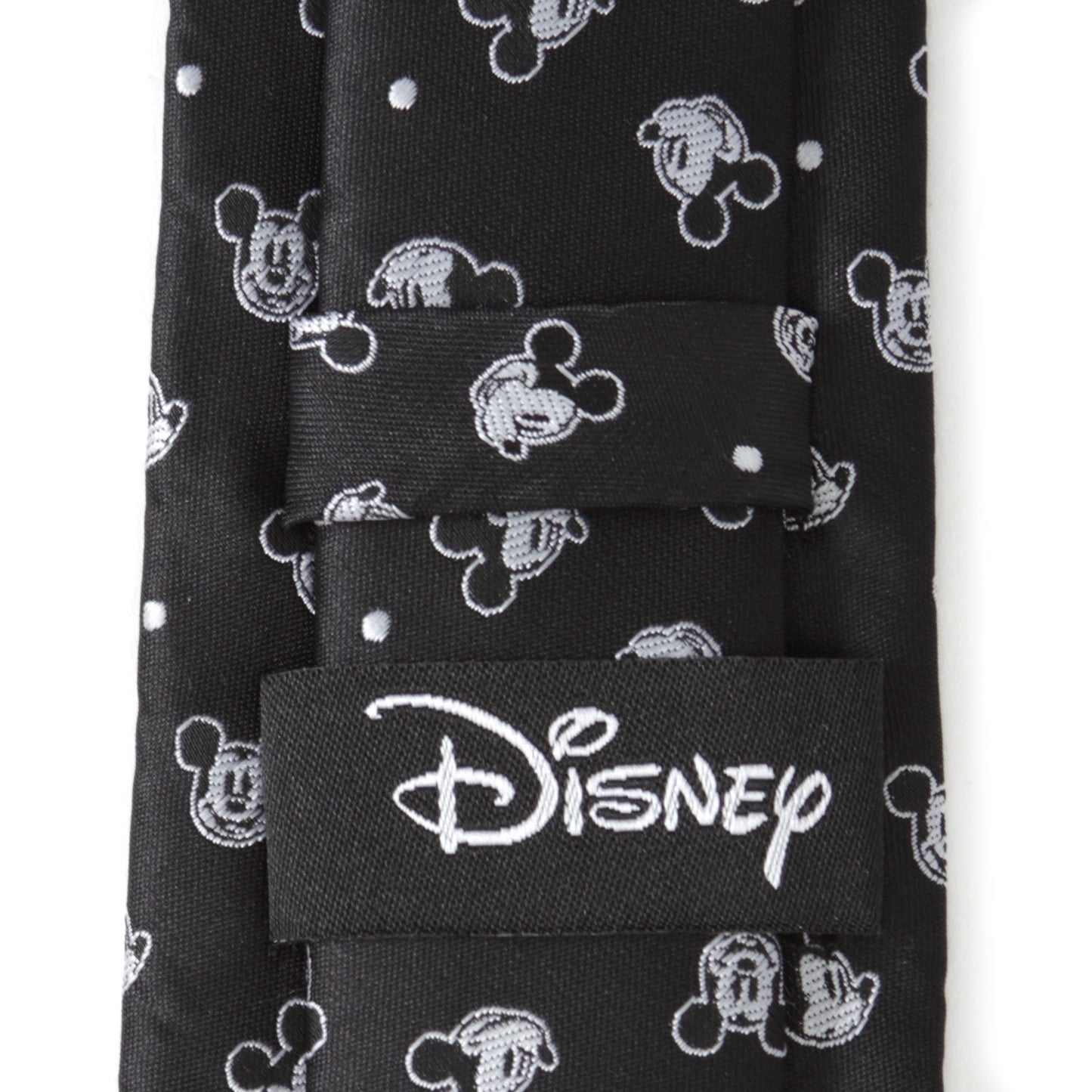 Disney Mickey Mouse Black Dot Men's Tie