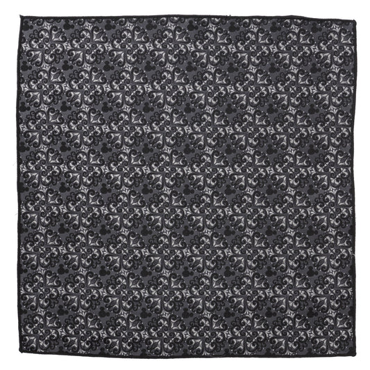 Disney Mickey Mouse Damask Tile Pocket Square