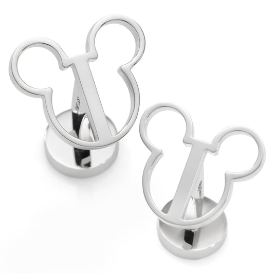Disney Mickey Mouse Silhouette Cutout Cufflinks