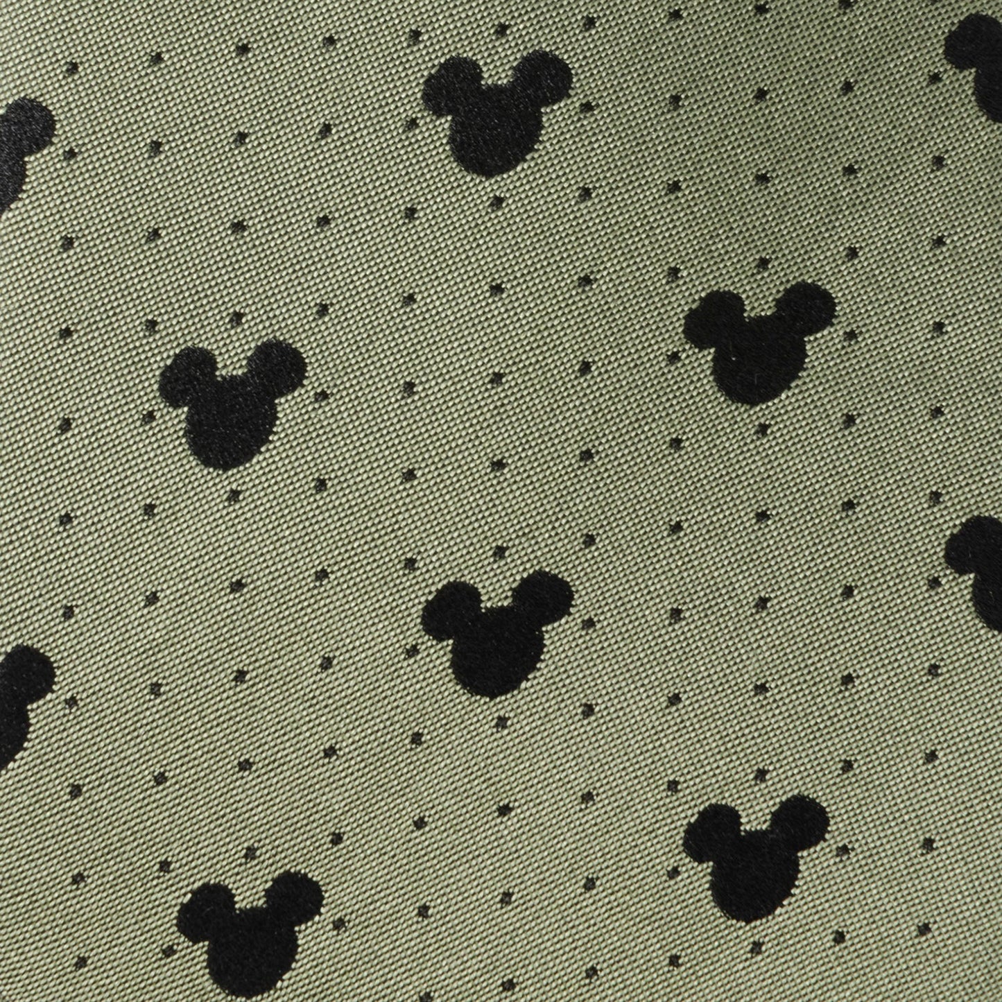 Disney Mickey Mouse Silhouette Dot Green Men's Tie