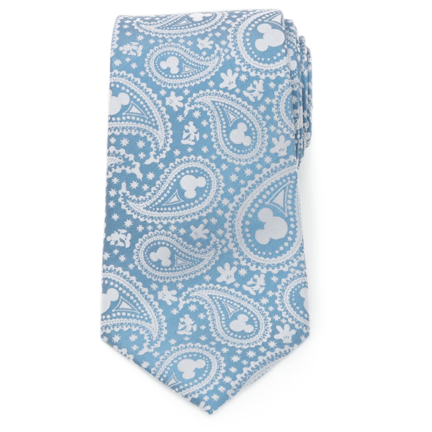 Disney Mickey Mouse Teal Paisley Men's Tie