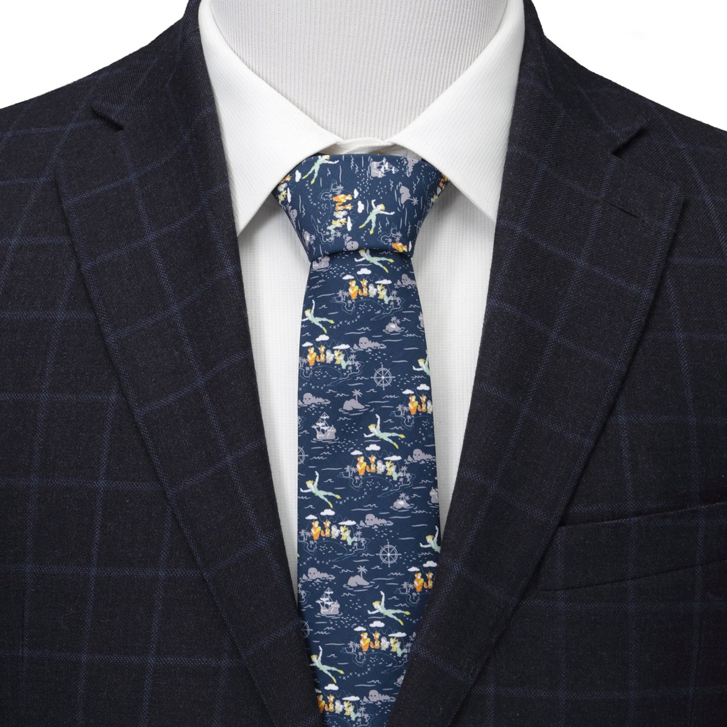 Disney Peter Pan Flying Blue Men's Tie