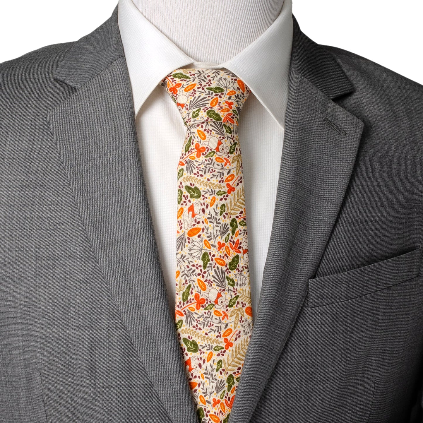 Disney Winnie the Pooh Tan Patterned Men's Tie
