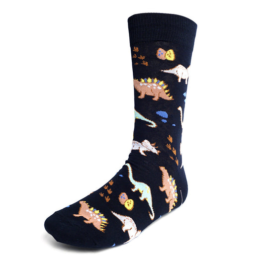 Jurassic Dinosaur Socks Novelty Funny Socks Crazy Dinosaur Fun Dino Socks