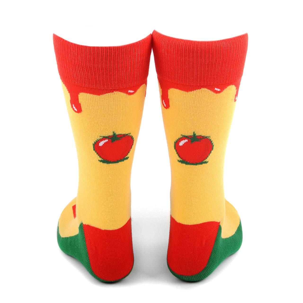 Ketchup Lover Socks Novelty Sock Funny Socks Tomato Ketchup Food Theme Socks Fun Gifts Mens Socks Funny Groomsmen Socks Summertime Food