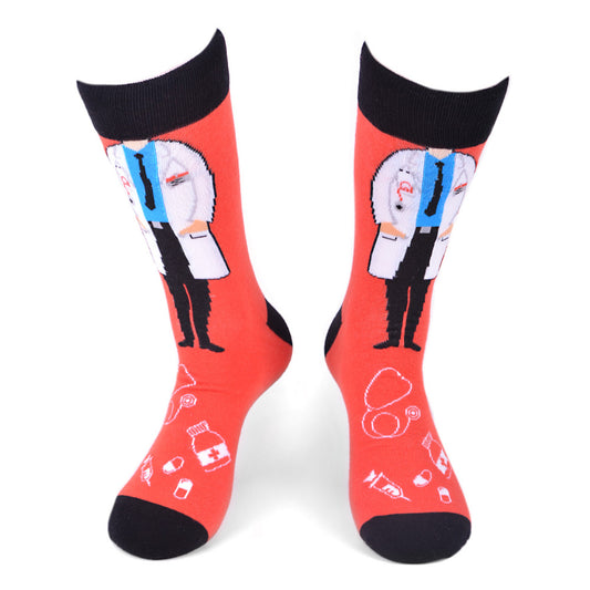 Doctors Socks Men Novelty Socks Personalized Socks Doctor Gifts Cool Socks Gift Cool Medical Student Gift Medical Doctor MD