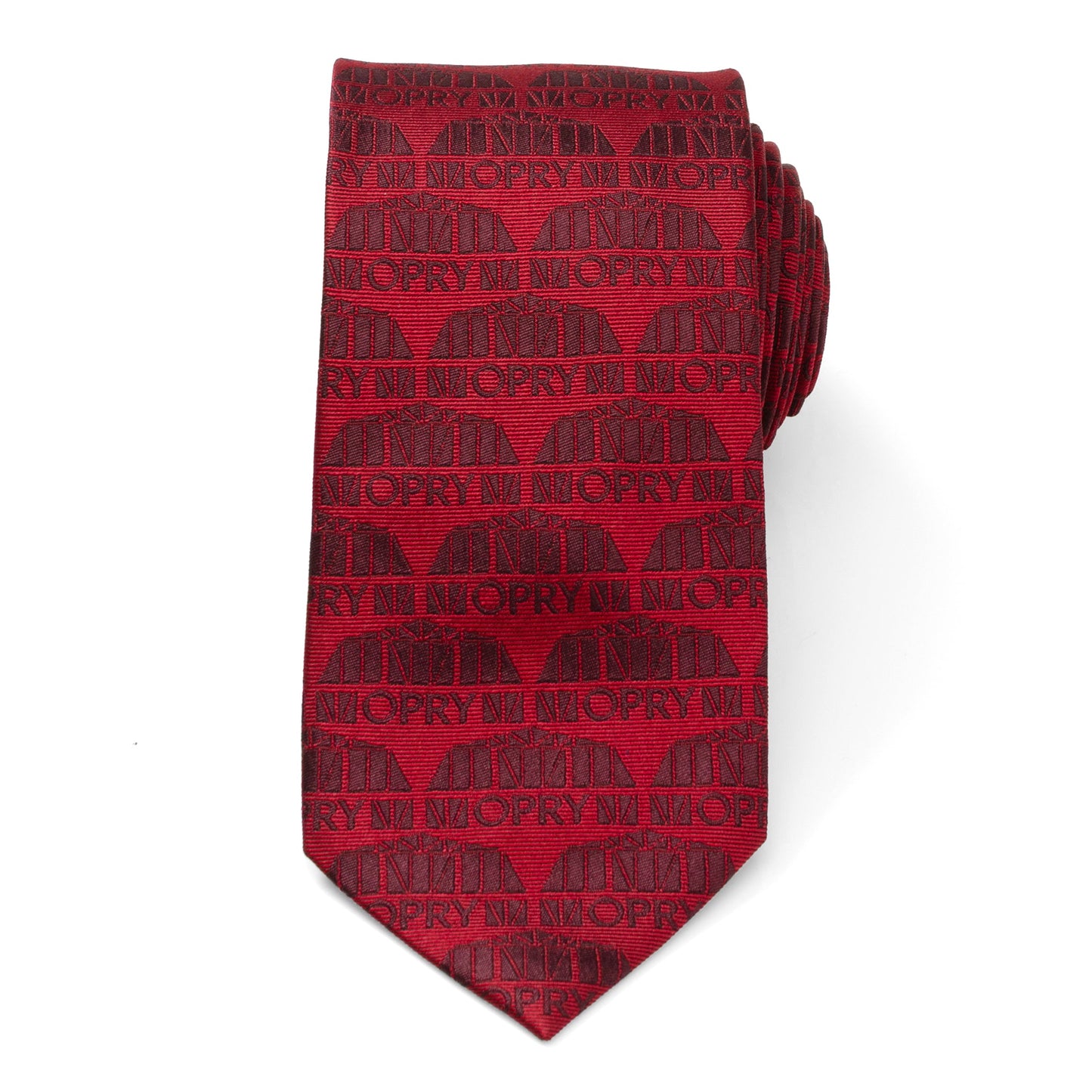 Grand Ole Opry Auditorium red men’s tie – official Nashville country music necktie