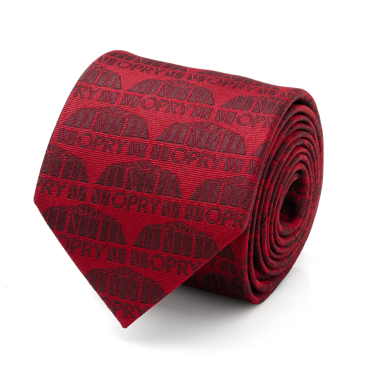 Grand Ole Opry Auditorium red men’s tie – official Nashville country music necktie