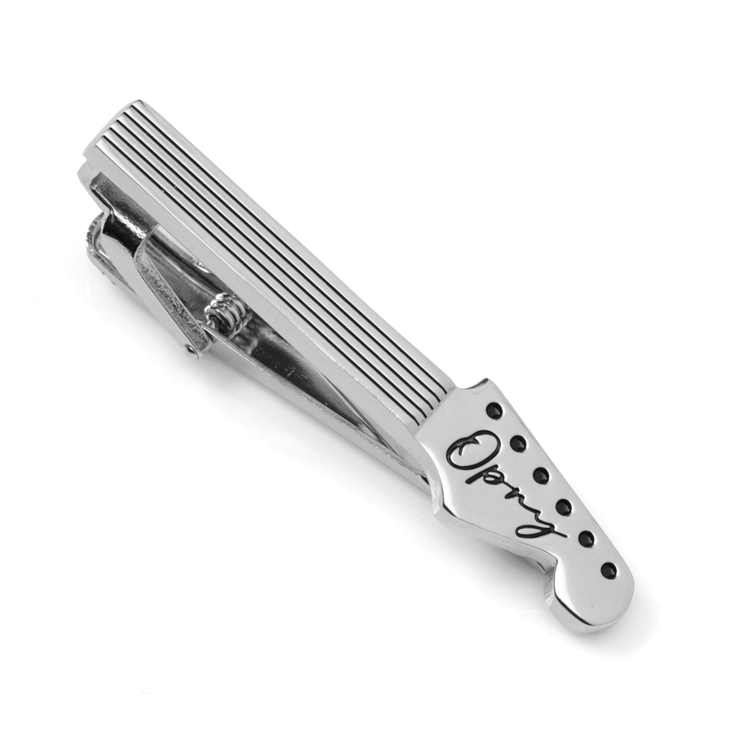 Grand Ole Opry Guitar Neck Silver Tie Clip – country music gift for men