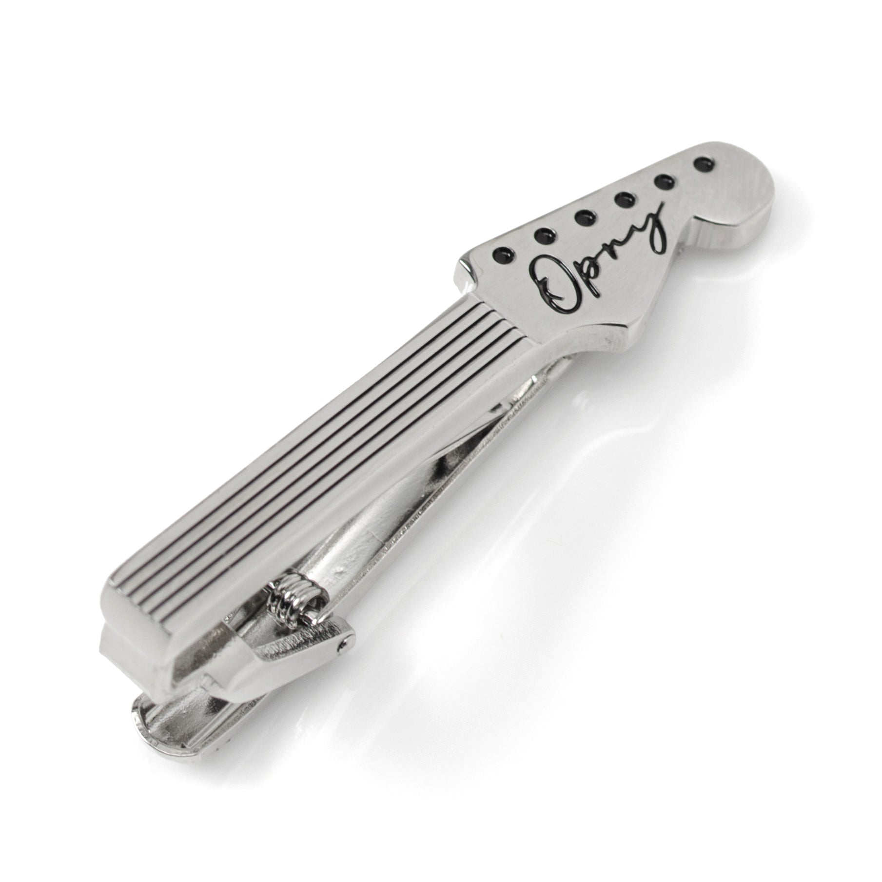 Grand Ole Opry Guitar Neck Silver Tie Clip – country music gift for men