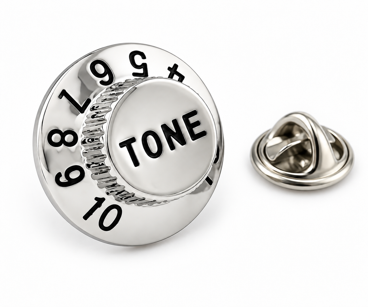 Guitar Tone Knob Lapel Pin