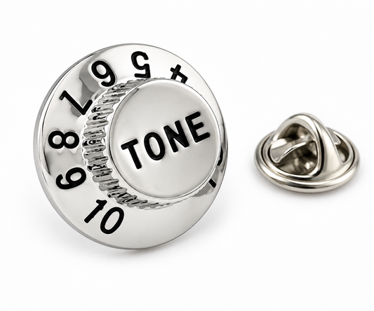 Guitar Tone Knob Lapel Pin