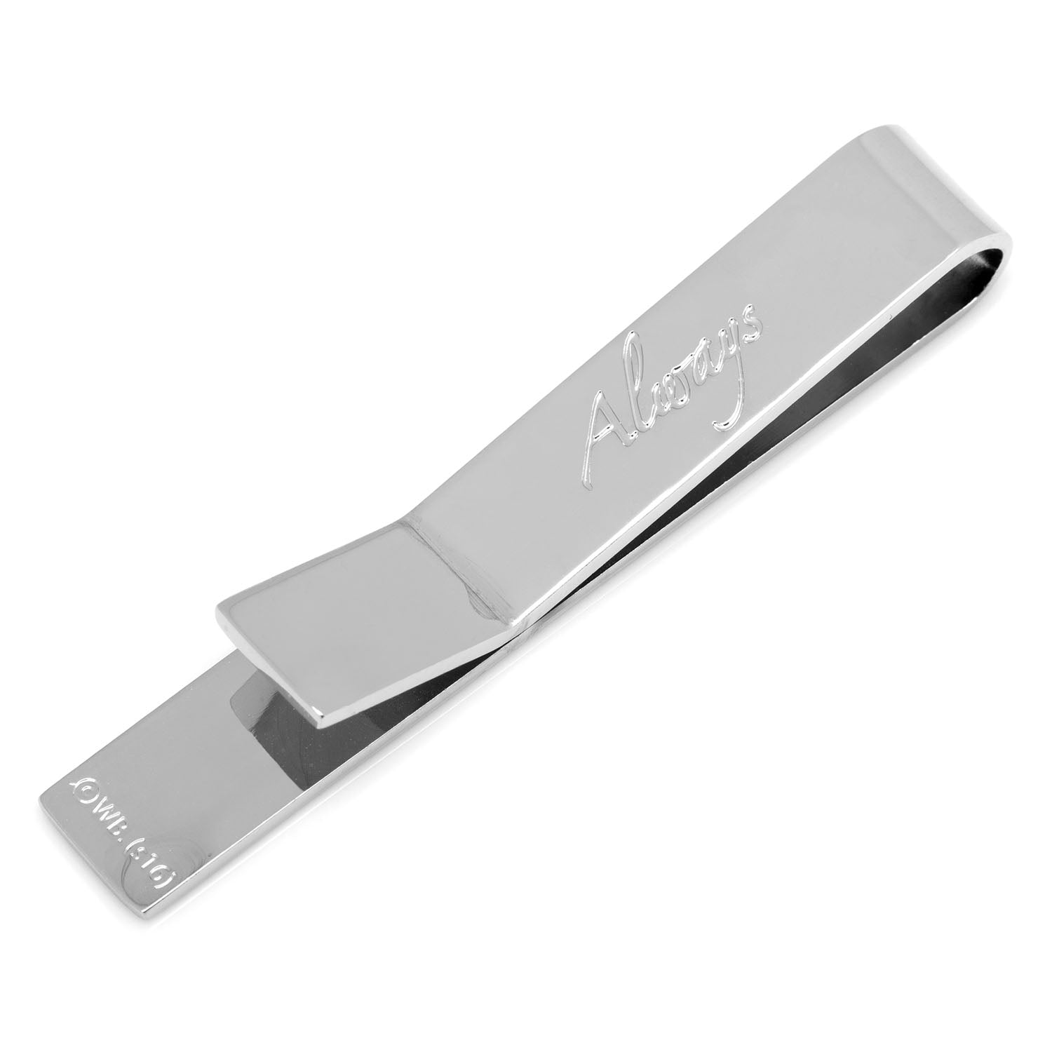 Harry Potter Deathly Hallows "Always" Hidden Message Tie Bar bck side