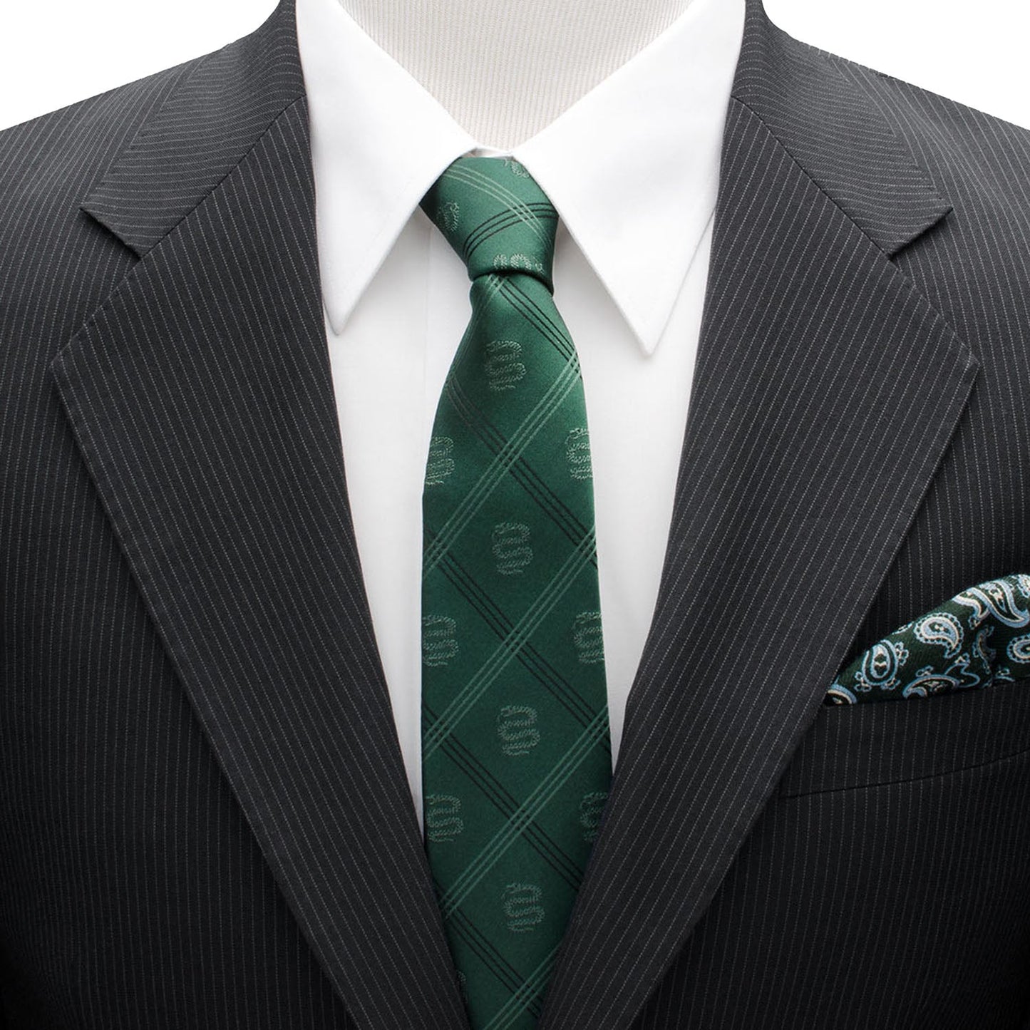 Harry Potter Slytherin Plaid Tie