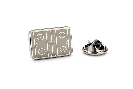 Ice Hockey Rink Lapel Pin 