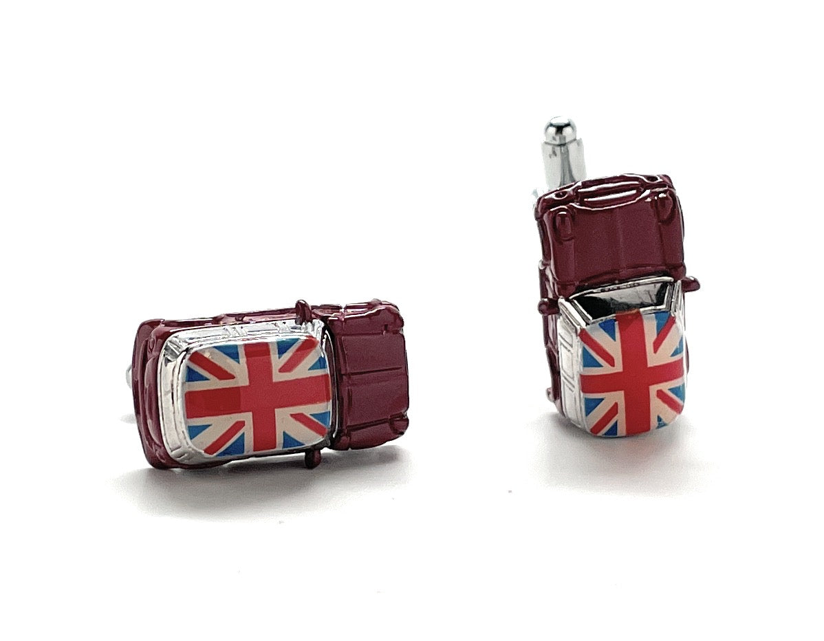 Two small devices with Union Jack design on a white background