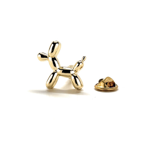 Gold Balloon Dog Lapel Pin 3D Desin Enamel Pin