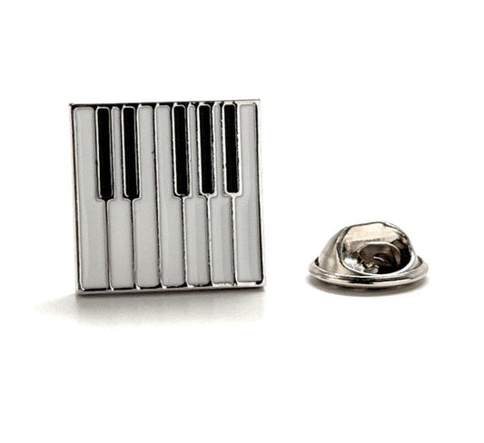 Piano Keys Lapel Pin Keyboard Music Enamel Pin