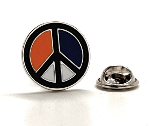 Peace Sign Pin Red White Blue Enamel Pin 3D Hand Peace Sign Lapel Pin Lanyard Pin Backpack Pin Name Tag Pin Peace Now
