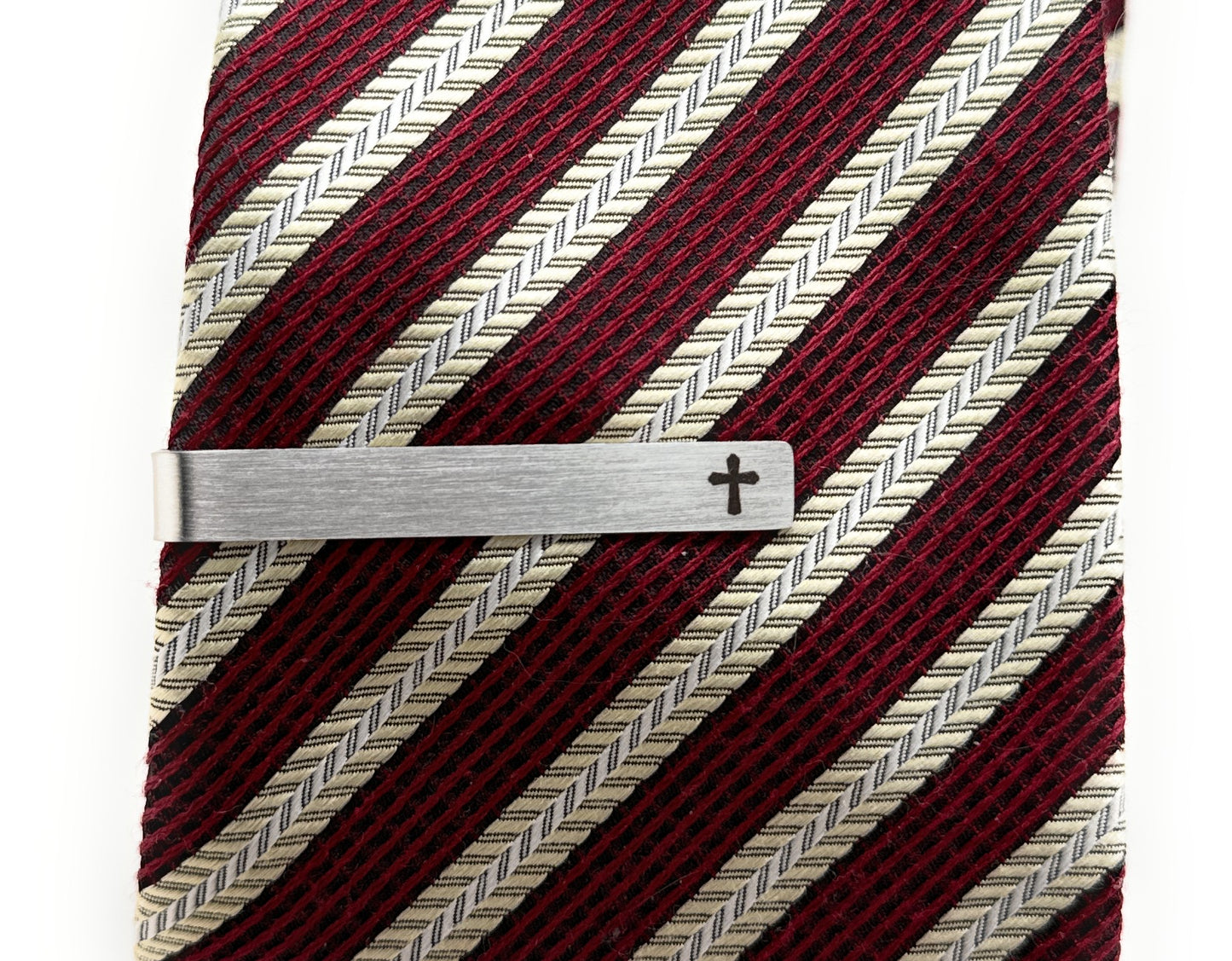 Cross Tie Bar Christain Tie Clip Pastor Gift Priest Gift Clergy Gift Catholic Tie Clip