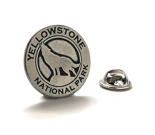 Yellowstone National Park Wolf Token Lapel Pin Old Power