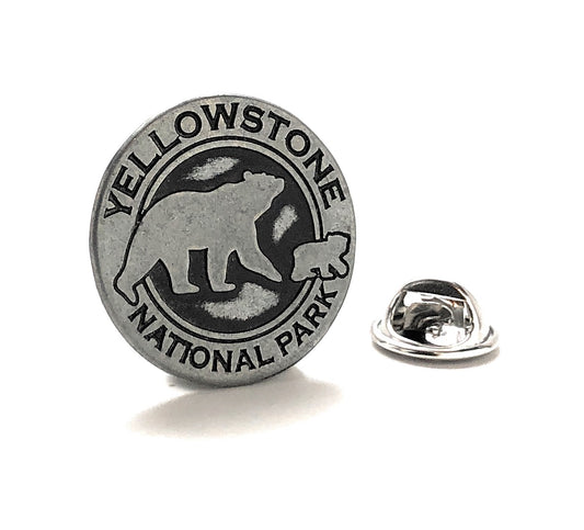 Yellowstone National Park Token Lapel Pin Old Power Bear
