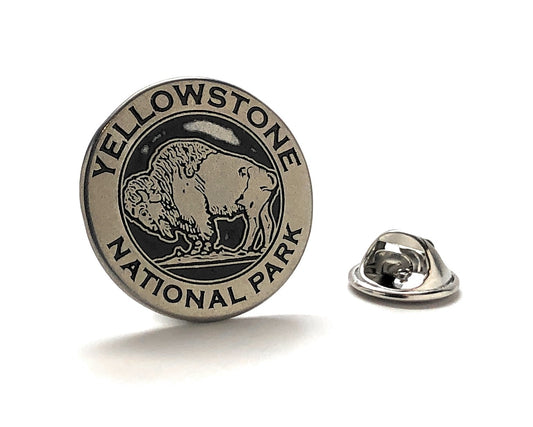 Yellowstone National Park Token Lapel Pin Old Power Bison