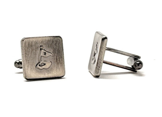 Vintage Golf Cufflinks Hole in One Lucky Cufflinks Hole One Flag Cuff Links Golf Gift