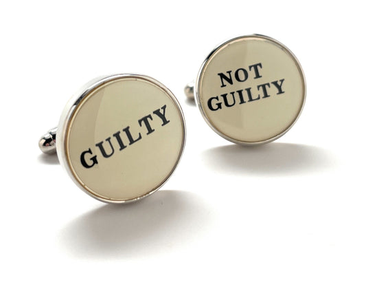 Lawyer Cufflinks Guilty Not Guilty Trial Attorney Gift Lawyer Gift Judge Lawyer Cuffs Links Court Verdict Prosecutor Court Clerk Retirement