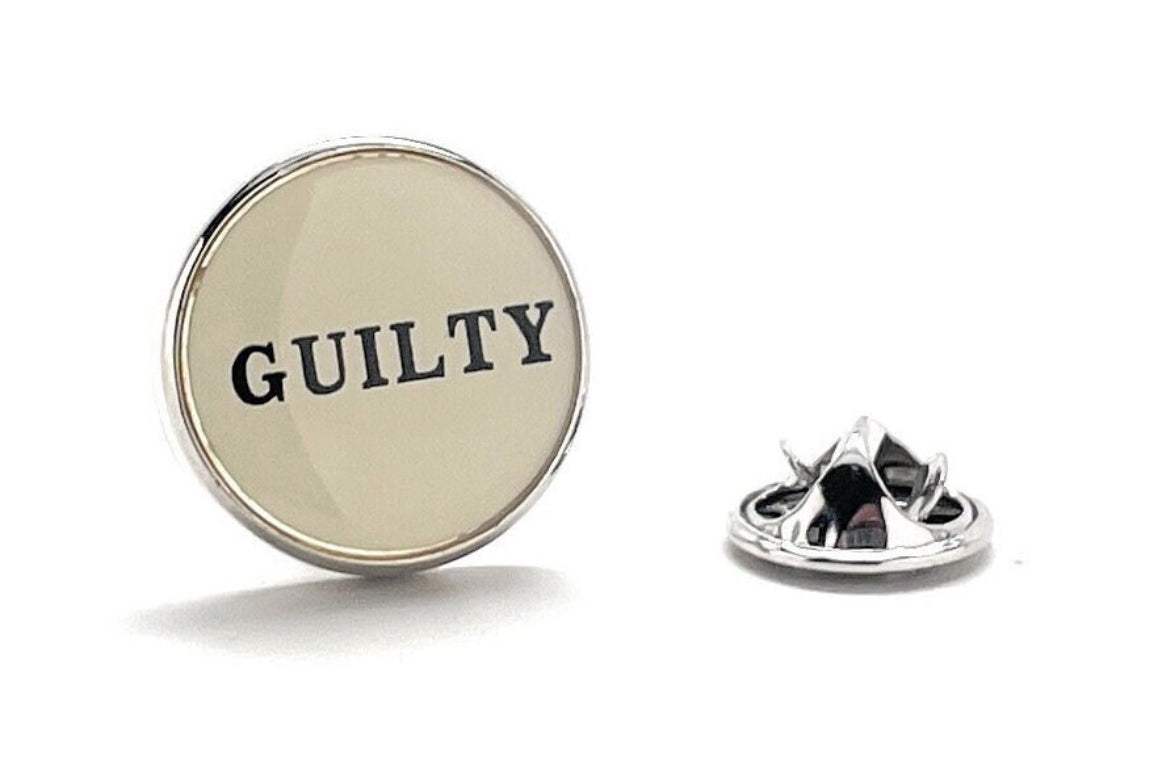 Court Verdict Pin Guilty Lapel Pin Lawyer Pin Trial Attorney Gift Lawyer Gift Judge Lawyer Lapel Pin Prosecutor Court Clerk Retirement