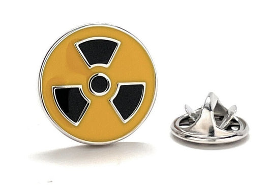Radioactive Pin Radioactive Material Sign Pin Yellow and Black Enamel Pin Cuff Radiation Sign Cosplay Lapel Pin Lanyard Pin Jacket Pin