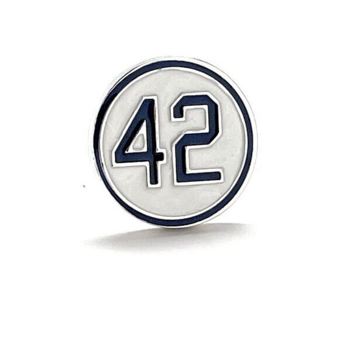 Jackie Robinson Day Enamel Pin 42 Lapel Pin Baseball Barrier Breaker
