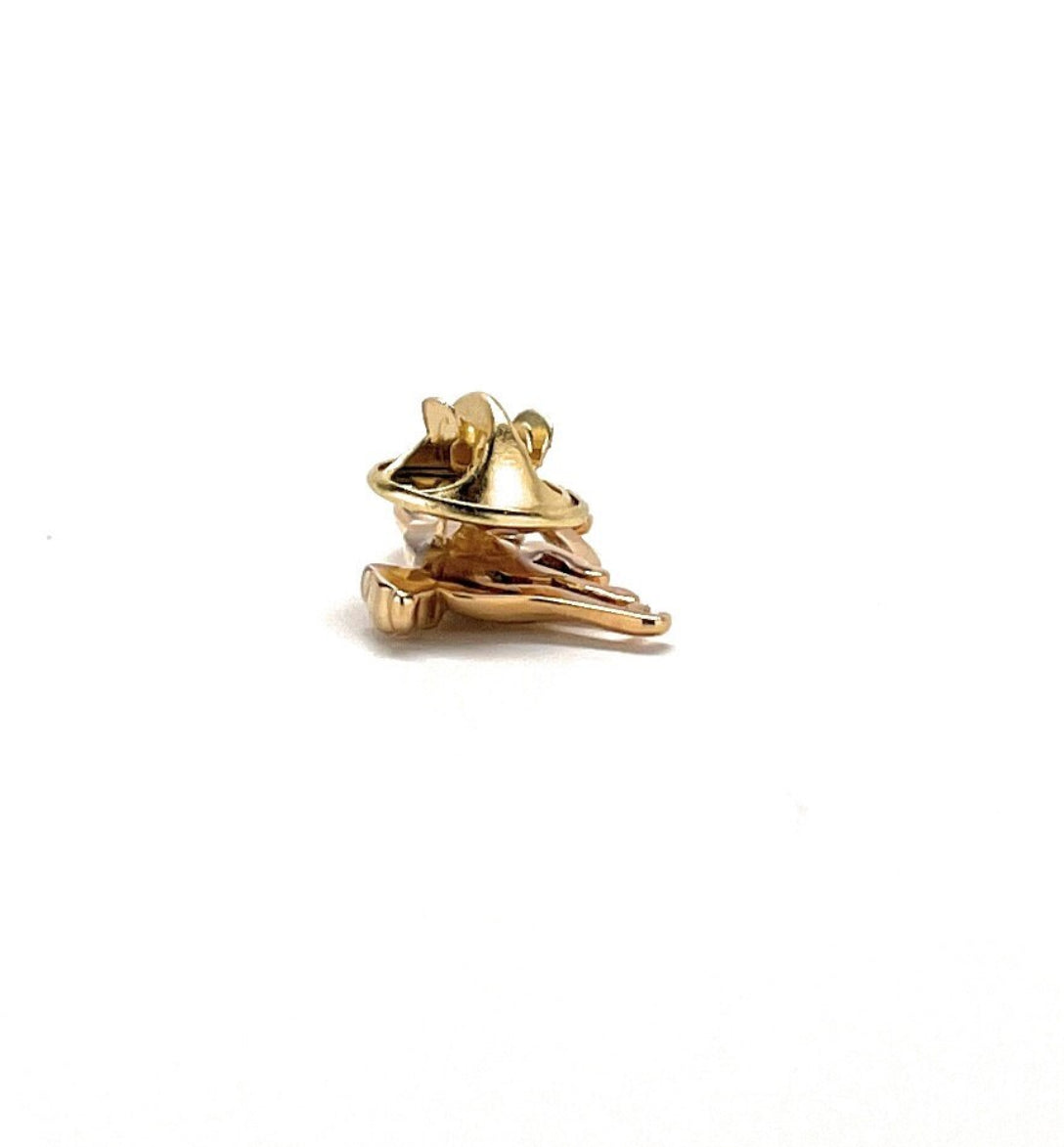 Monkey Pin 3D Design Cut Out Design Lapel Pin Monkey Gold Enamel Pin Tie Tack Pin Wild Life Pin