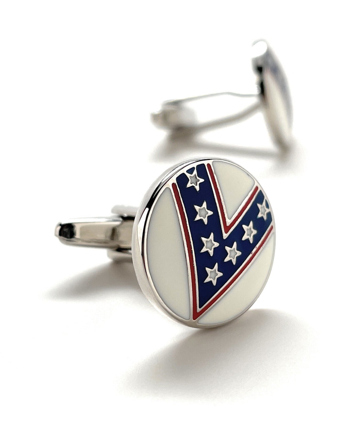 Evel Knievel Cufflinks King of the Daredevils Super Jumps 1970's Cuff Links
