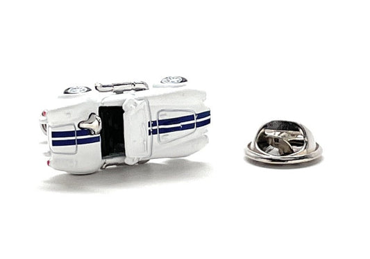 Cufflinks and lapel pin set resembling a character from a science fiction franchise on a white background