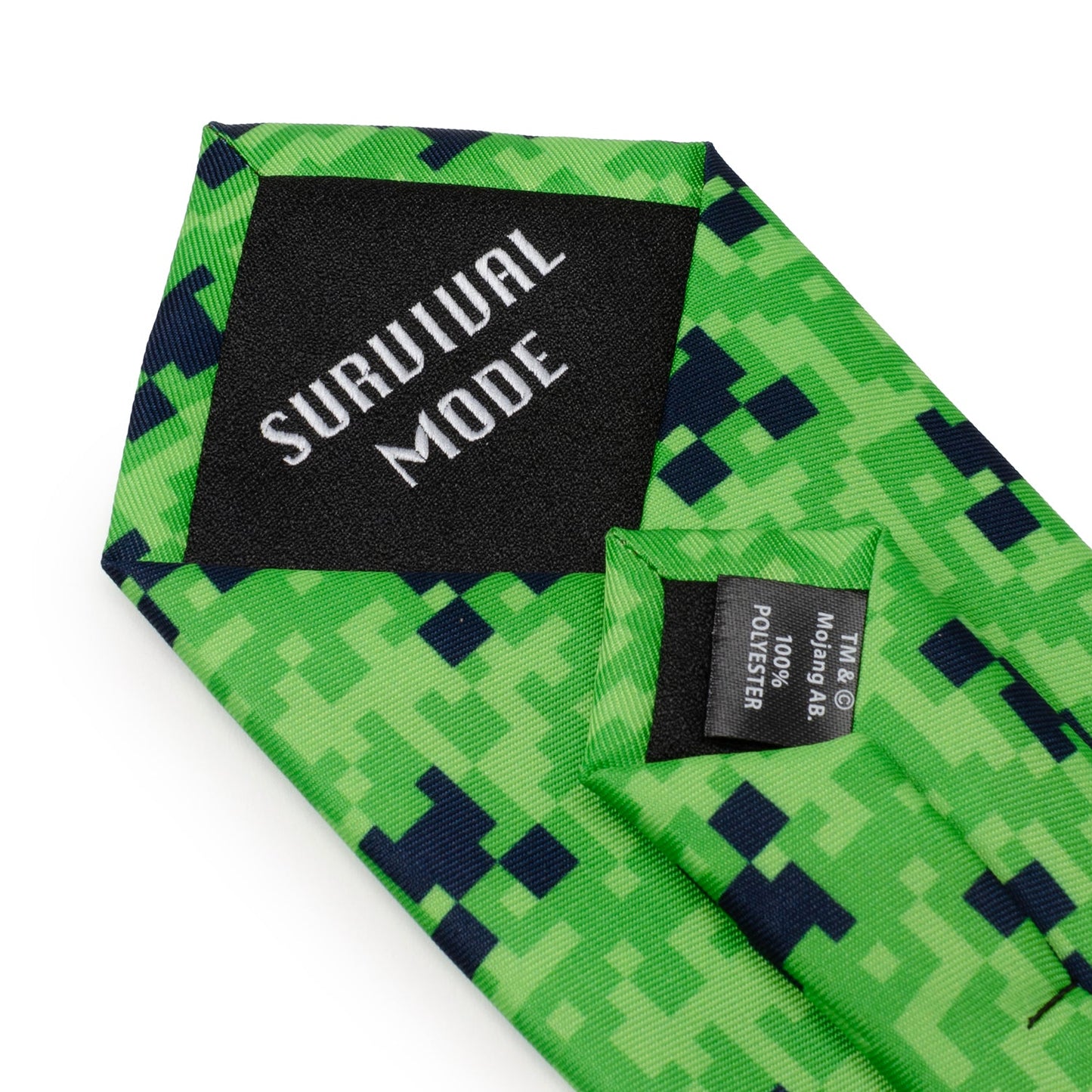 Minecraft Creeper Father and Son Matching Green Tie Set – gamer dad gift
