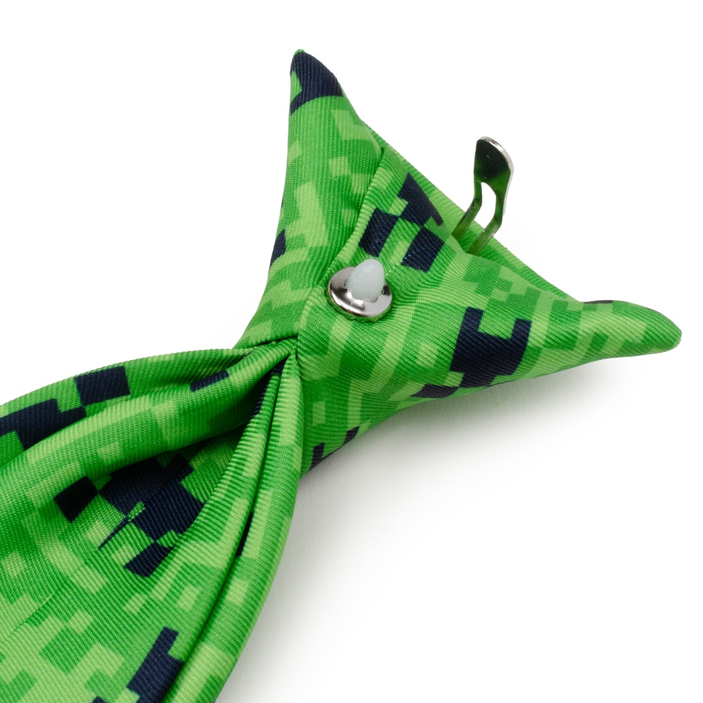 Minecraft Creeper Green Boy’s Tie – gamer kids accessory by JayPins