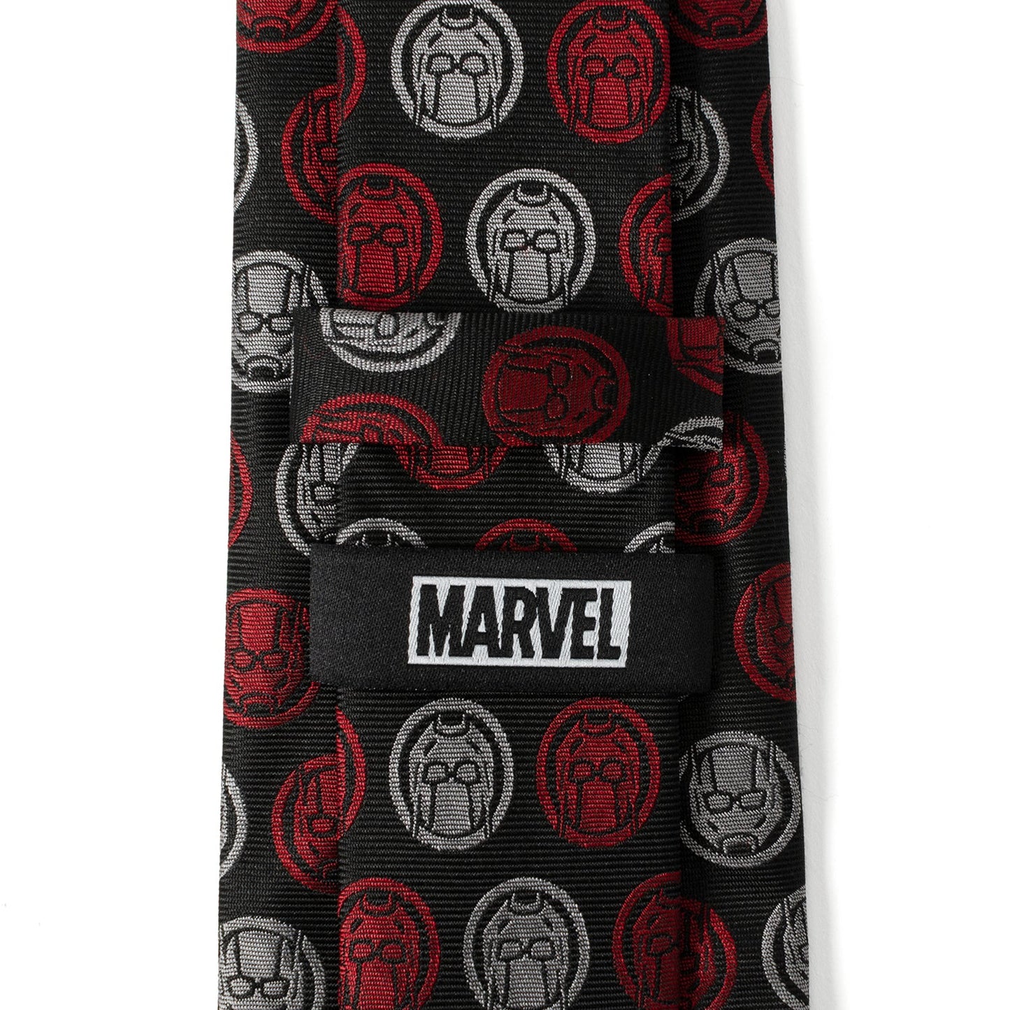Marvel Ant-Man Red and Gray Charcoal Tie