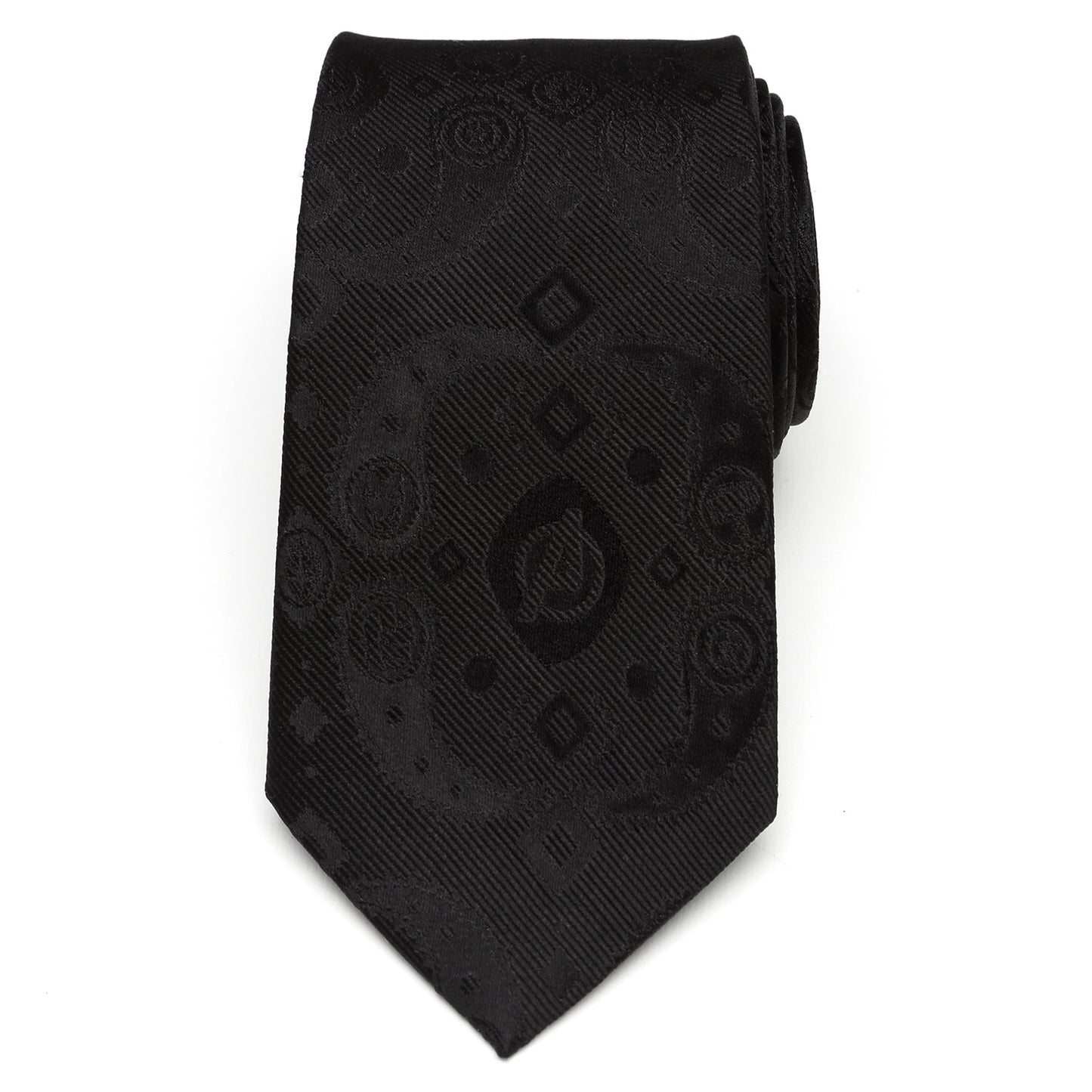 Marvel Avengers Paisley Icons Print Black Tie