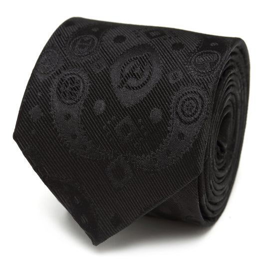 Marvel Avengers Paisley Icons Print Black Tie