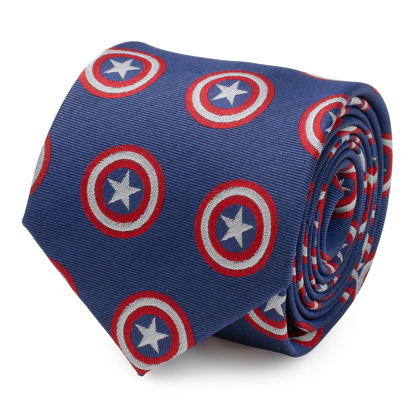 Marvel Captain America Hidden Message Blue Men's Tie