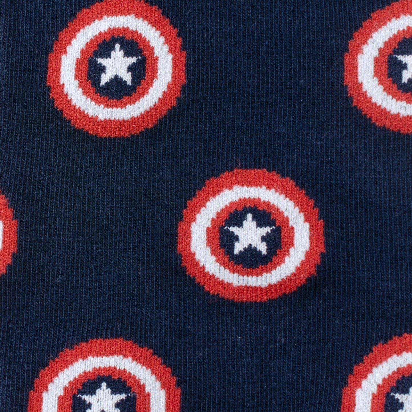 Marvel Captain America Navy Ankle Sock Gift Set with Lapel Pin Bonus