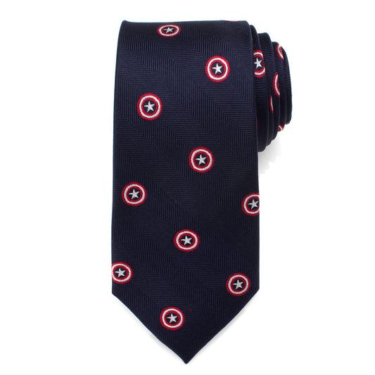 Marvel Captain America Navy Tie