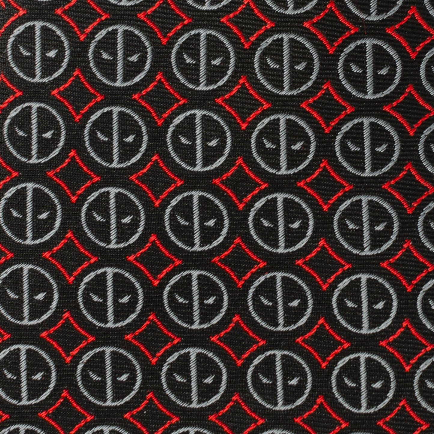 Marvel Deadpool Men's Black Tie