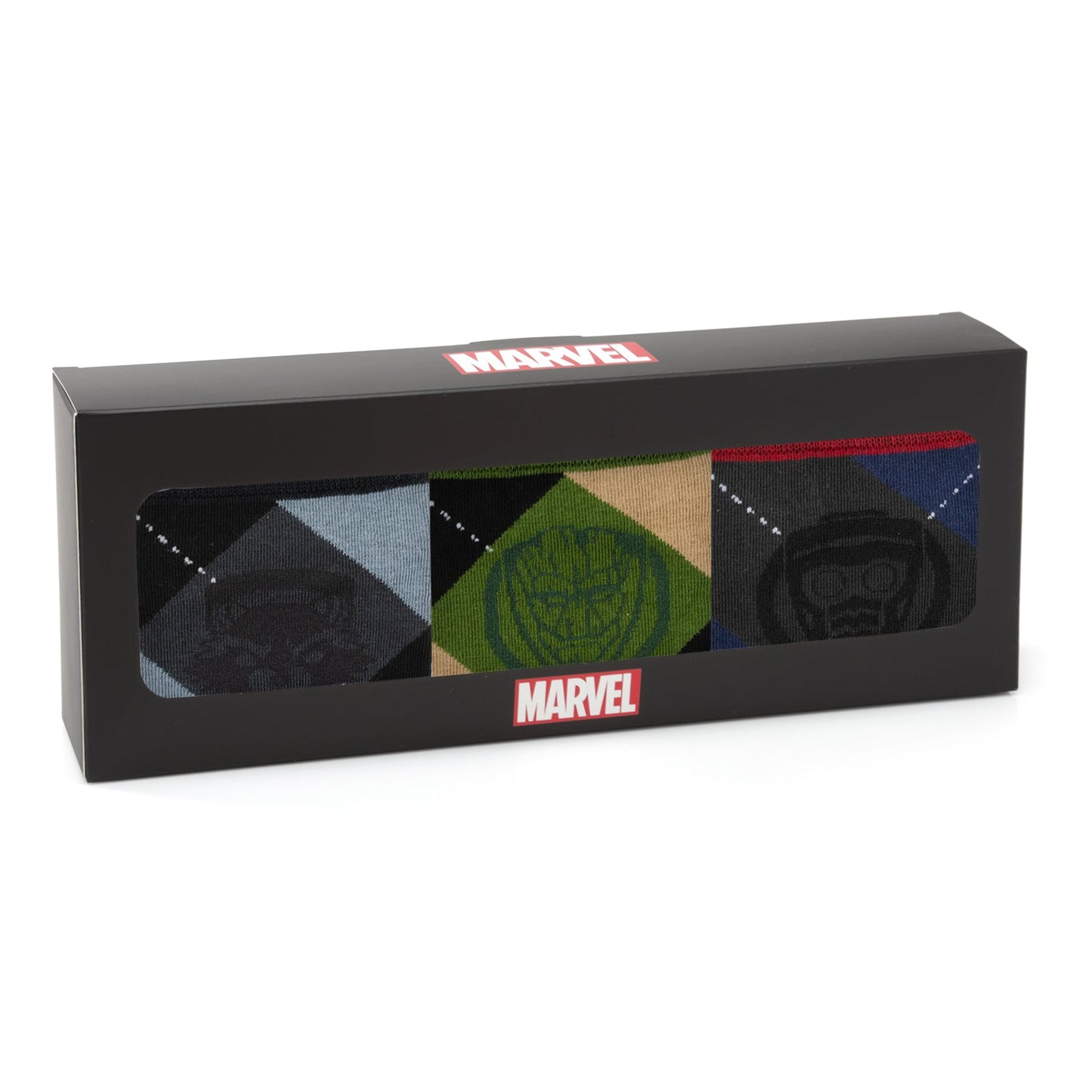 Marvel Guardians of the Galaxy Argyle 3 Sock Pack Gift Set