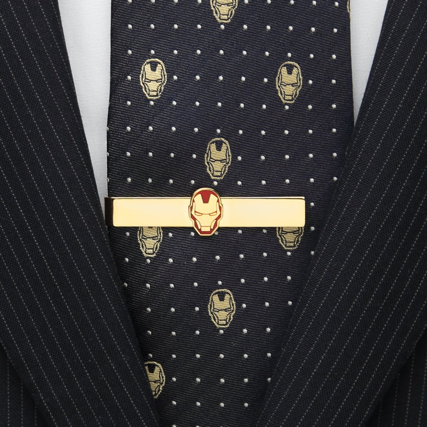 Marvel Gold Plated Iron Man Tie Bar
